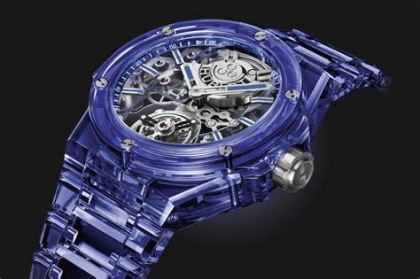 fcb hublot|Integrated Tourbillon Full Blue Sapphire .